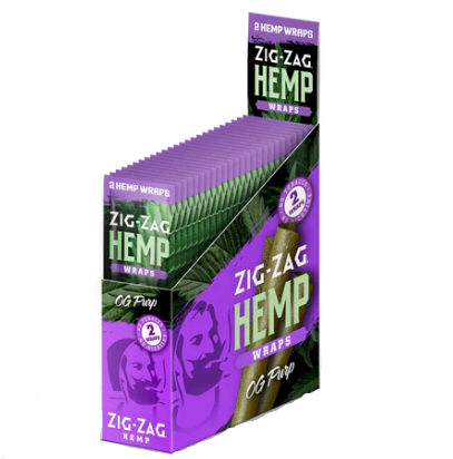 Zig Zag OG Purp Hemp Cigar Wraps 15/4's - 50 wraps