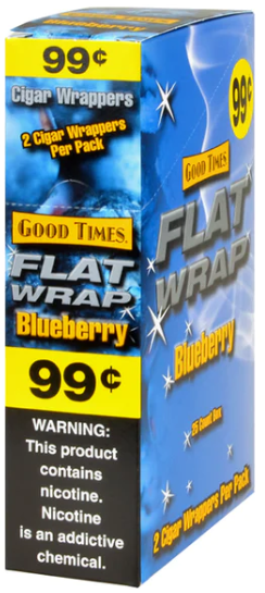 Good Times Blueberry Flat Wraps 2/25's 50ct