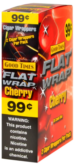 Good Times Cherry Flat Wraps 2/25's 50ct