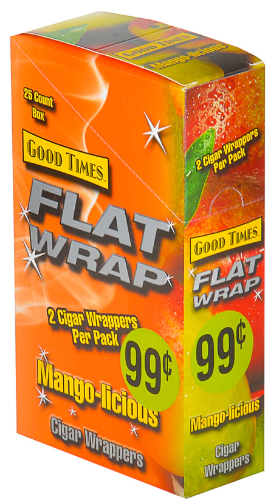 Good Times Mango Flat Wraps 2/25's 50ct