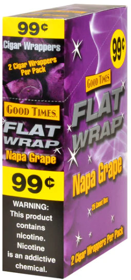 Good Times Grape Wraps 2/25's 50ct