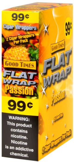 Good Times Passion Flat Wraps 2/25's 50ct
