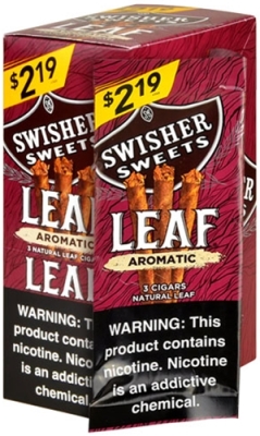 Swisher Sweets Leaf Aromatic Cigars 60ct