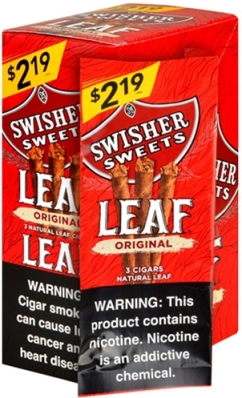 Swisher Sweets Leaf Original Cigars 60ct