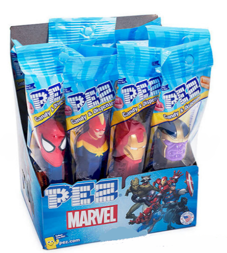 Marvel Comics Pez Dispensers 12ct