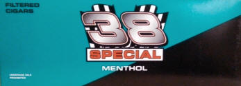 38 Special Menthol Little Cigars 10/20's - 200 cigars