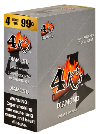 4 Kings Diamond Cigarillos 4 for 99 / 60ct