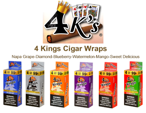 4 Kings Cigar Wraps