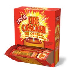 Fire Cracker Hot Sausage 50ct