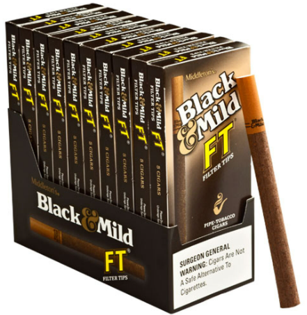 Black and Mild Filter Tips Cigars 10/5's