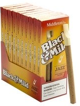 Black & Mild Jazz Cigars 10/5's Packs