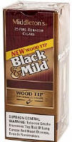 Black & Mild Wine Wood Tip Cigars Uprights 25ct