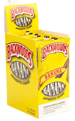 Backwoods Banana Cigars pack 5/8's 40 cigars