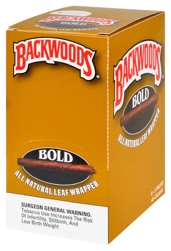 Backwoods Bold Cigars pack 5/8's 40 cigars