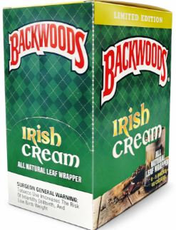 Backwoods Irish Cream Cigars pack 5/8's 40 cigars