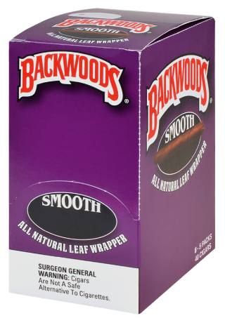 Backwoods Smooth Cigars pack 5/8's 40 cigars