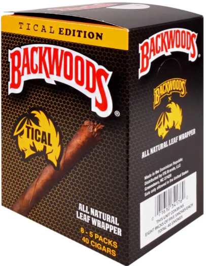 Backwoods Tical Cigars pack 5/8's 40 cigars