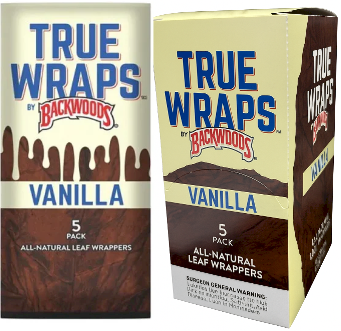 Backwoods True Vanilla Wraps Cigar Wraps 80 Cigar Wraps