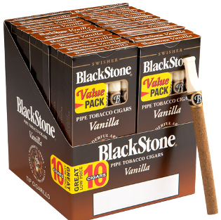 Blackstone Vanilla Tip Cigarillo Cigars Value pack 100 cigars