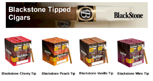 Blackstone Tip Cigarillo Cigars Packs 20/5's