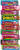 Bubblicious Bubble Gum 18ct Packs Radical Red Strawberry Splash Twisted Tornado Savage Sour Apple Paridise Punch Island Squeeze Gonzo Grape Watermelon Wave Blue Blowout 18ct boxs