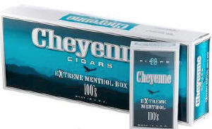 Cheyenne Extreme Menthol Filtered Cigars 10/20's - 200 cigars