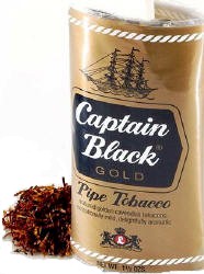 Captain Black Gold Pipe Tobacco 1.5oz-6ct Pouch