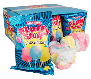 Charms Cotton Candy 2.5oz bags - Fluffy Stuff Cotton Candy