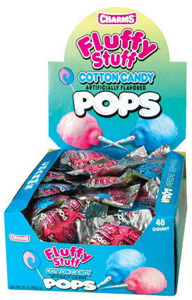 Charms Cotton Candy Pops 48ct