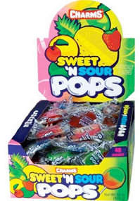 Charms Sweet and Sour Blow Pops 48ct