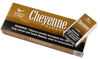 Cheyenne Light Filtered Cigar carton 200 cigars