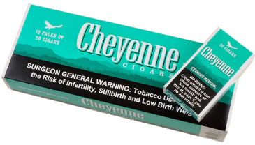 Cheyenne Extreme Menthol Filtered Cigars 10/20's - 200 cigars