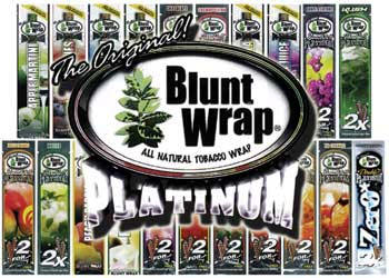 Double Platinum Blunt Wraps 25/2's 50 blunts per box