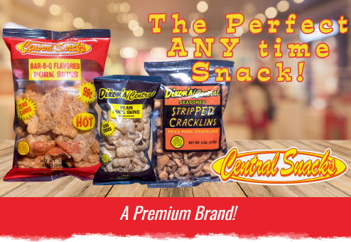 Central Snacks Pork Skins Rinds