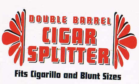 Double Barrel Cigar Splitter for Blunts and CIgarillo's