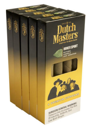 Dutch Masters Honey Sports Cigars Pack 5/4's