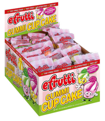 Gummi Cupcake - Mini Cupcake 60ct by eFrutti