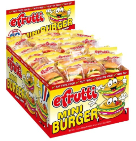 Gummi Mini Burger - Mini Hamburger 60ct by eFrutti