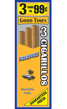 Good Times Pineapple Cigarillos 3 for 99 - 45 cigars