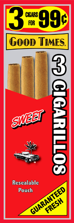 Good Times Sweet Cigars 15/3's 45 cigarillos