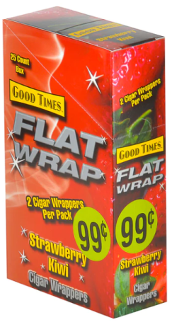 Good Times Strawberry Flat Wraps 2/25's 50ct