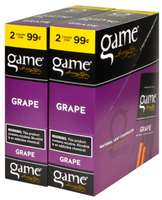 Game Grape Cigarillo 2 for 99 Cigars