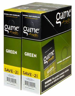 Game Green Cigarillo 2 for 99 Cigars