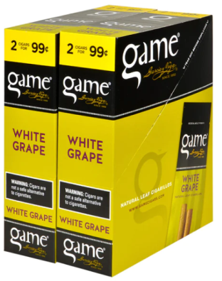 Game White Grape Cigarillo 2 for 99 Cigars