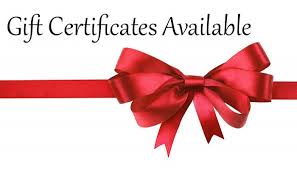 Advantage Services Gift Certificates for $25.00 - $50.00 - $75.00 - $100.00