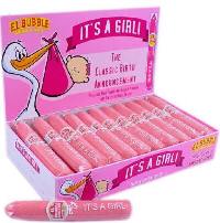 It's a Girl Bubble Gum Cigars 36ct