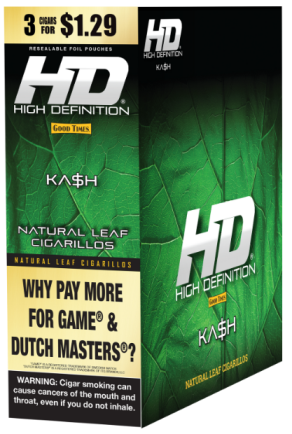 Good Times #HD Kash Cigarillos 15/3 (45 cigars)