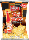 Herr's Hot Sauce Potato Chips 1oz bags