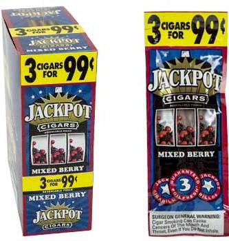 Jackpot Mixed Berry Cigars 15/3's - 45 Cigarillo's