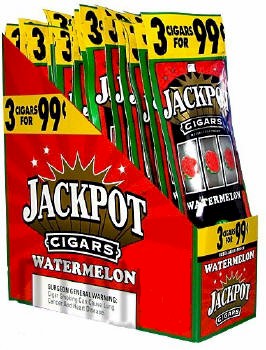 Jackpot Watermelon Cigars 15/3's Cigarillo's